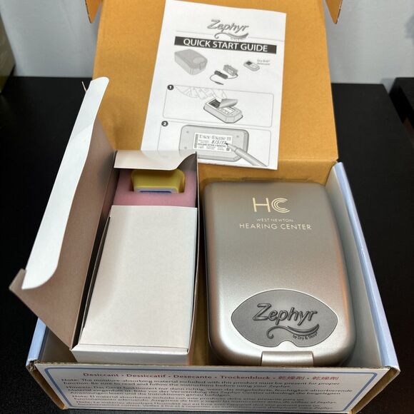 Zephyr By Dry & Store Hearing Aid Dryer Cochlear Ear Monitors New Open Box Read - Picture 8 of 8